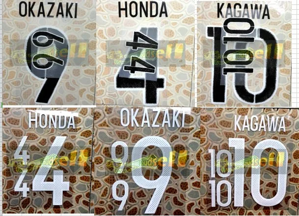 2016 Япония KAGAWA OKAZAKI HONDA nameset патч значок|Заплатки| |
