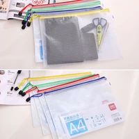 3pcs document bag waterproof filing products file folder holder storage bag stationery organizer