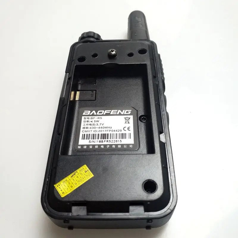 2 шт) Baofeng R5 портативная рация ультра-длинный режим ожидания UHF портативная двухсторонняя Ham Радио коммуникатор HF Транс