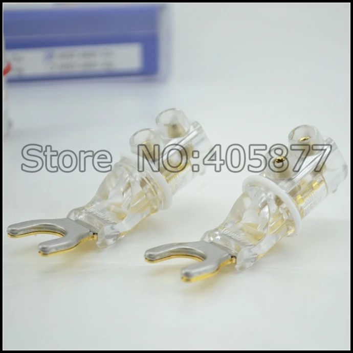 4 шт. hi end audio Nextgen Spade 0681Cu медный разъем для колонок hifi spade plug|hifi plug|plug terminalplug connector |
