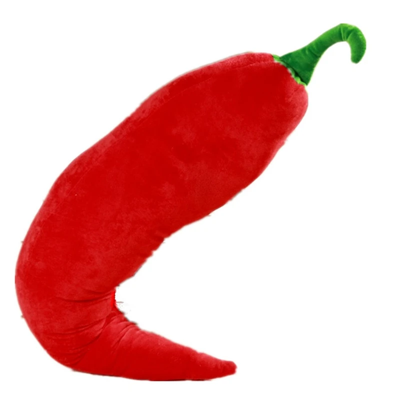 

2018 hot realistic vegetables chili plush pillow big stuffed hot peppers green stuffed toy cute gift decoration 39inch 100cm