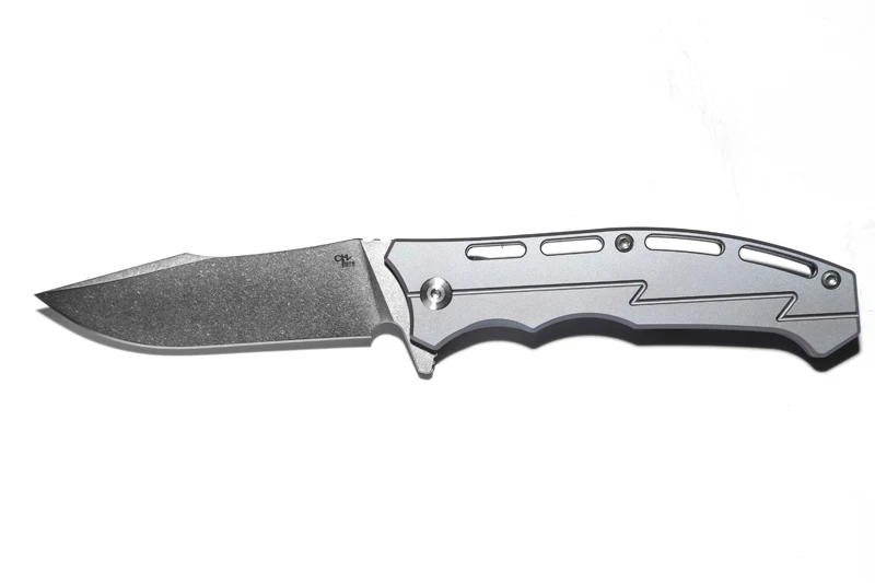 Blue CH 3009 Флиппер шарикоподшипник складной нож D2 balde титановая ручка для кемпинга тактические охотничьи Карманные Ножи EDC инструменты - Цвет: Blue