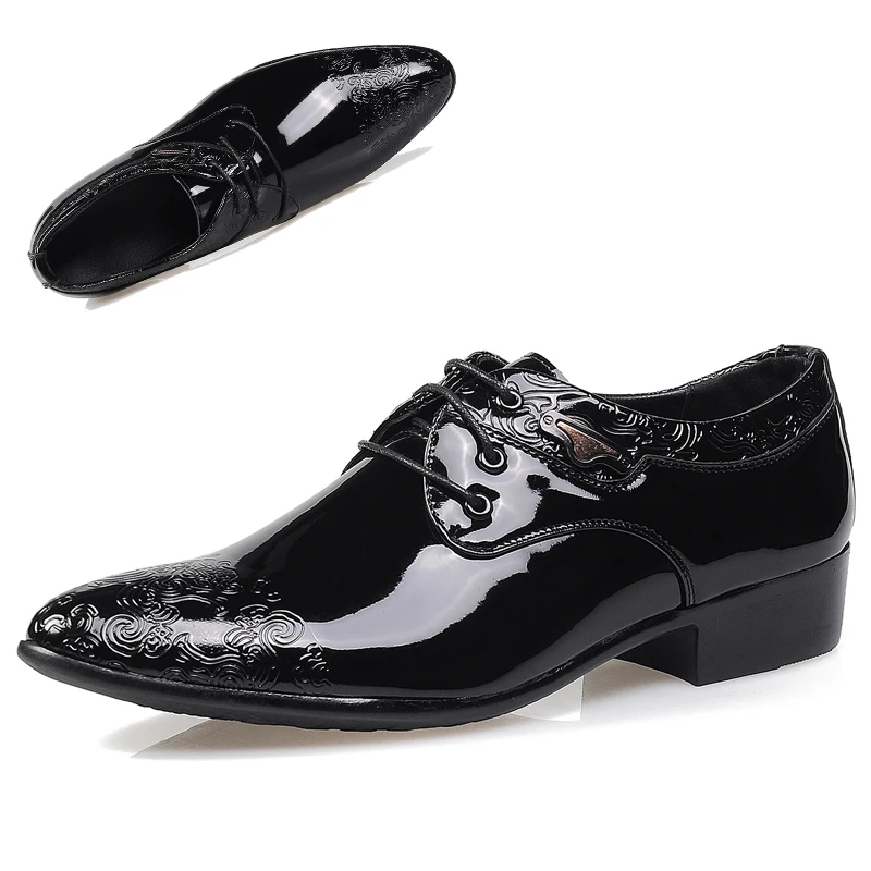 Для мужчин обувь British Wind торговли кроссовки с острым носком тренд платье для