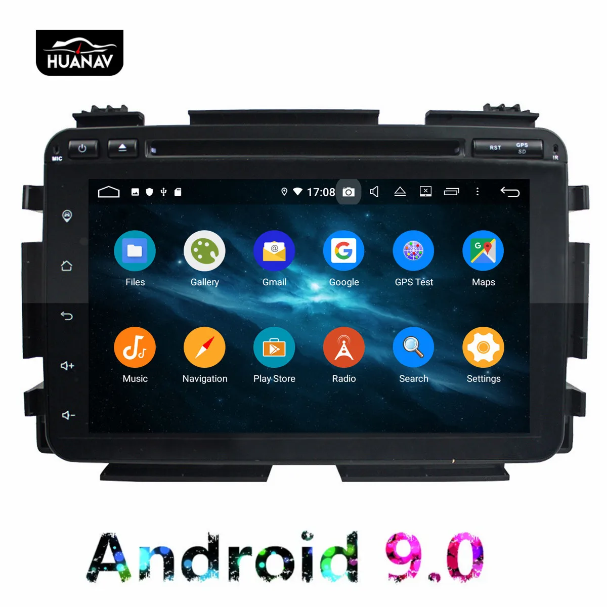 Автомобильный DVD-плеер DSP Android 9 0 GPS-навигация для Honda Vezel 2015 + мультимедийный