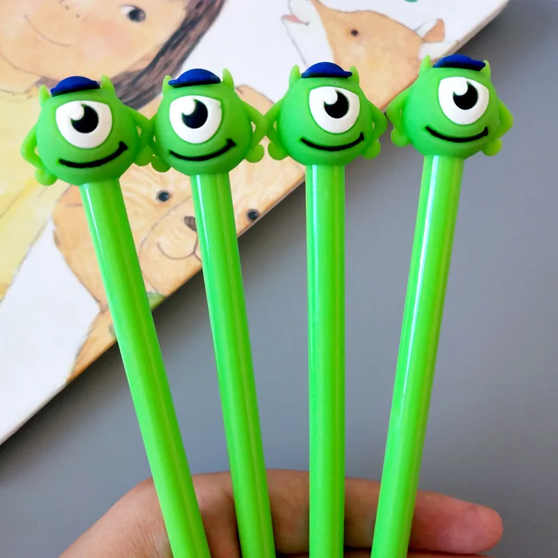 

1 Pcs Creative Cartoon Big Eye Frog Boy Neutral Pen Black Lovely Water Pen Student Gift School Pen Office Supplies Wholesale