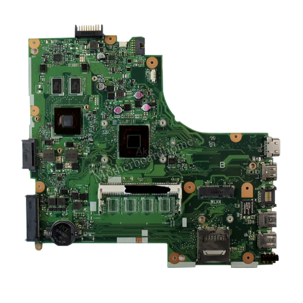 X450MD материнская плата для ноутбука For Asus X450M X452M X450MJ 100% протестирована с N3530/N3540 CPU 4