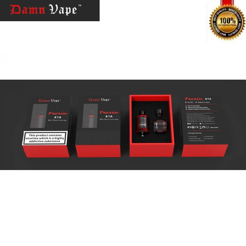 Оригинальный испаритель DamnVape freasia MTL RTA AFC бак для вейпа 22 мм атомайзер 2 мл 3 5 одна