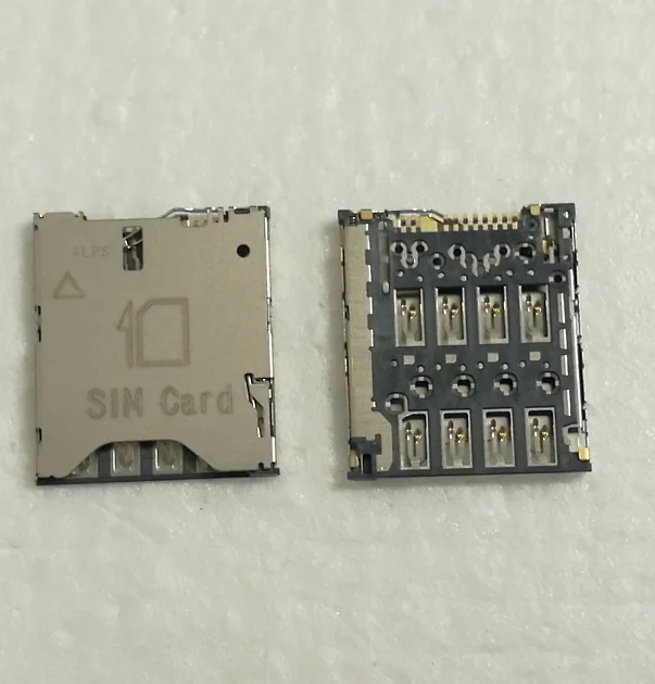 5PCS/LOT Brand new sim card reader holder Slot contact module for Alcatel one touch idol X OT-6040 6040 6040D Moible phone | Мобильные
