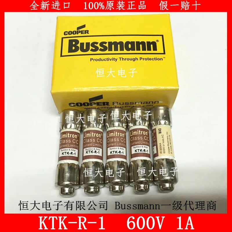 

BUSSMANN KTK-R-1 KTK-R-2 KTK-R-3 KTK-R-4 KTK-R-5 600V 10*38