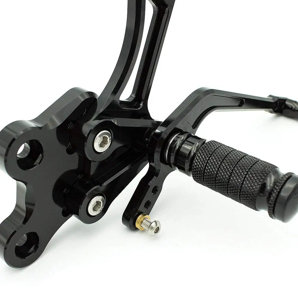 CNC Motorcycle Adjustable Rearset Foot Pegs For Yamaha FZS1000 Fazer FZ8 FAZER8 FZ8-N/S 2001-2005 Rests Footpegs Footrests | Автомобили и