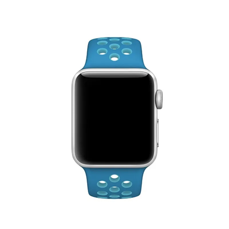 Бренд Кремния спортивный ремешок для Apple Watch 38/42 мм 1:1 iwatch ремешки применяются к
