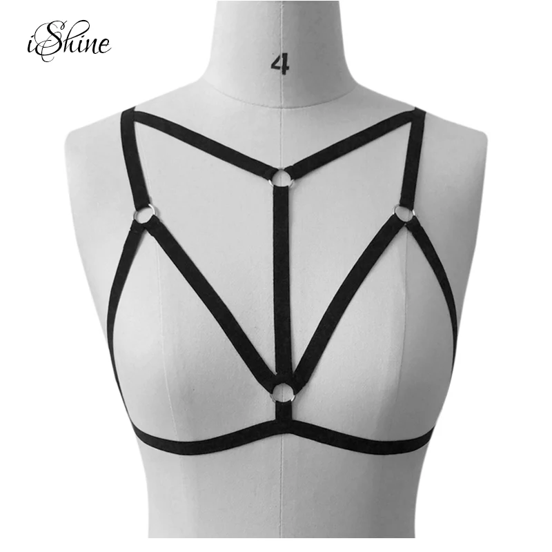 Сексуальные женские с завязками бюстгальтеры высокие эластичные Нейлоновые