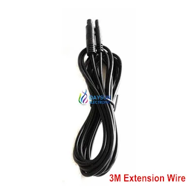 3m Extension Wire RGB светодиодный оптоволоконный светильник источник 1 шт./2 шт./4 шт./5 шт./6 шт. светильник головки 5 V-24 V Вход для автомобиля режим воспроизведения музыки RF Управление - Испускаемый цвет: 3m Extension Wire