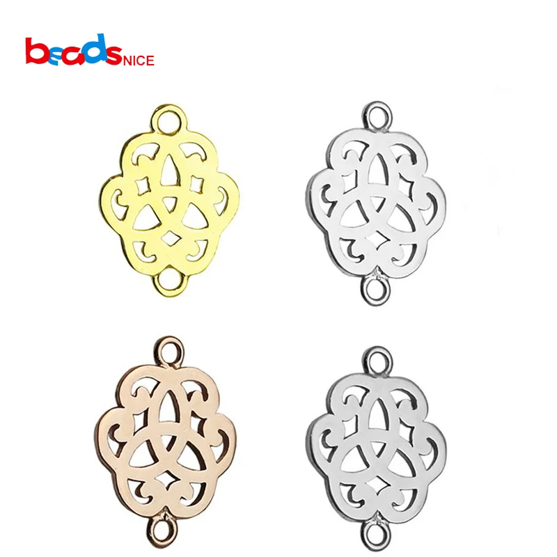 

Beadsnice Sterling Silver Filigree Connector Pendant Link Jewelry Findings Cloud Filigree Component for Necklace DIY ID34874