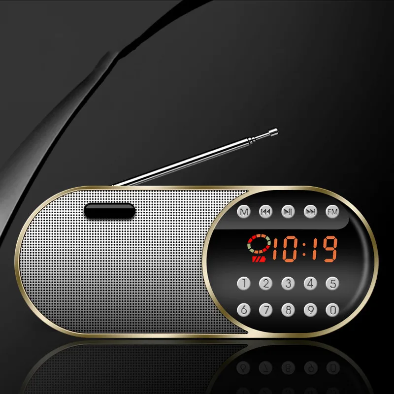 Motion Mini портативное радио портативные цифровые колонки перезаряжаемый FM USB TF MP3