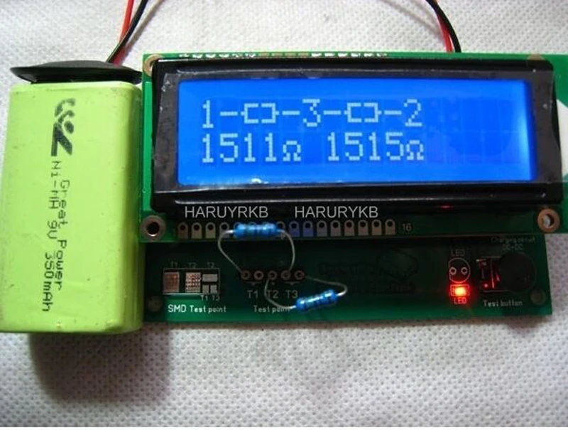 

DYKB M8 ESR meter LCD Transistor Tester Capacitor Inductance Resistor NPN PNP Mosfet Digital Backlit LC Meter MOS NPN module