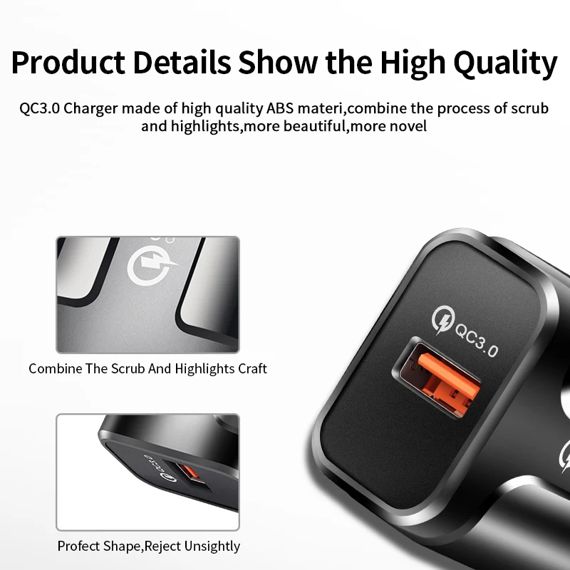 ROCK Quick Charge 3 0 быстрое зарядное устройство Usb QC3.0 настенное для мобильного телефона