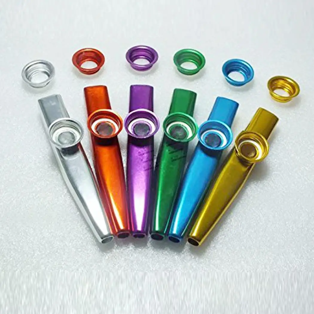 Простой дизайн легкий Kazoo металлический алюминиевый сплав для гитарного