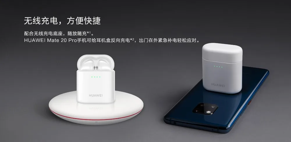 Новые HUAWEI FreeBuds 2 Pro TWS Bluetooth 5,0 Беспроводные наушники с микрофоном Музыка сенсорная Водонепроницаемая гарнитура