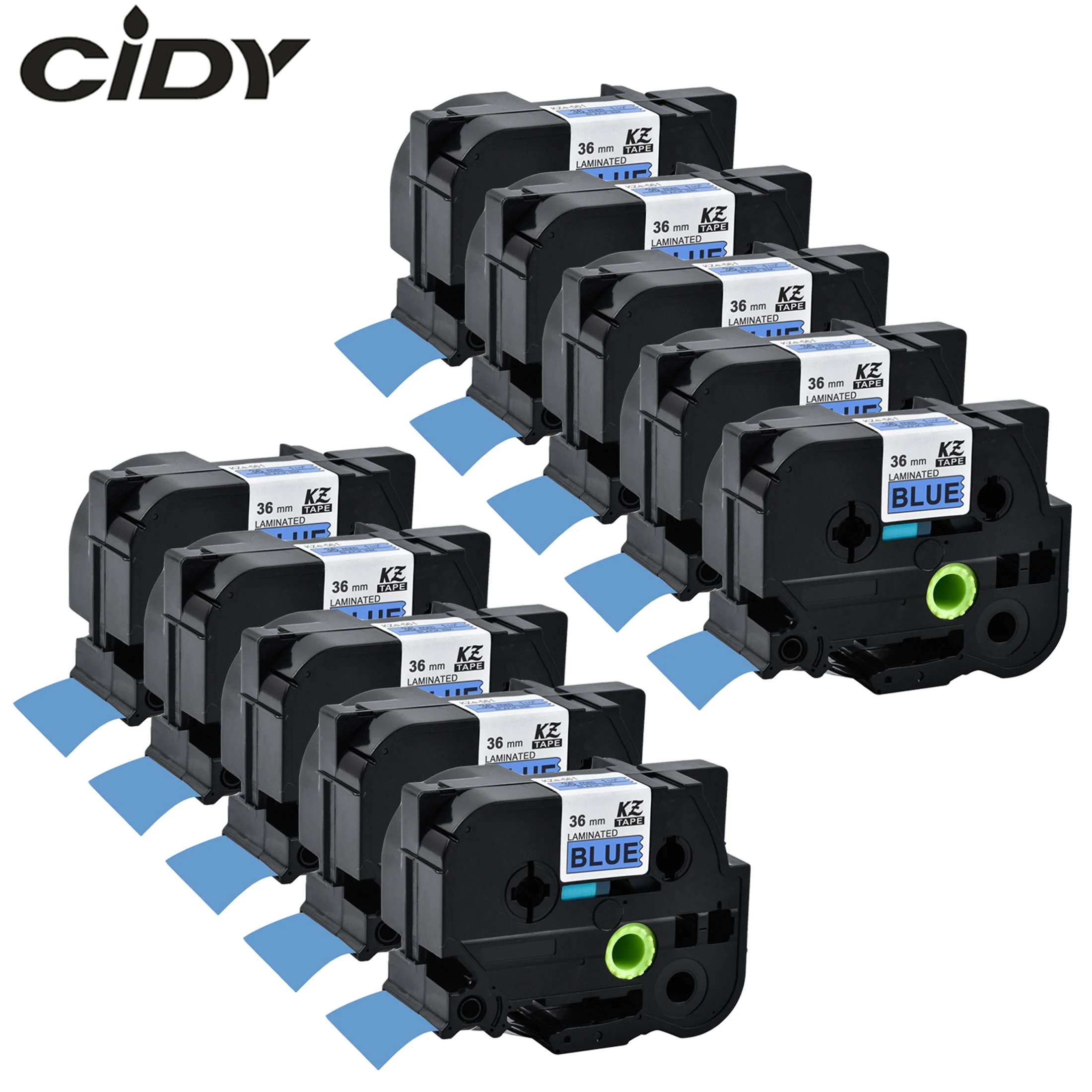 

CIDY 10 шт., для Brother P touch Tze-561, TZ-561 TZE561 TZE 561 TZ561, лента для картриджей, принтер этикеток