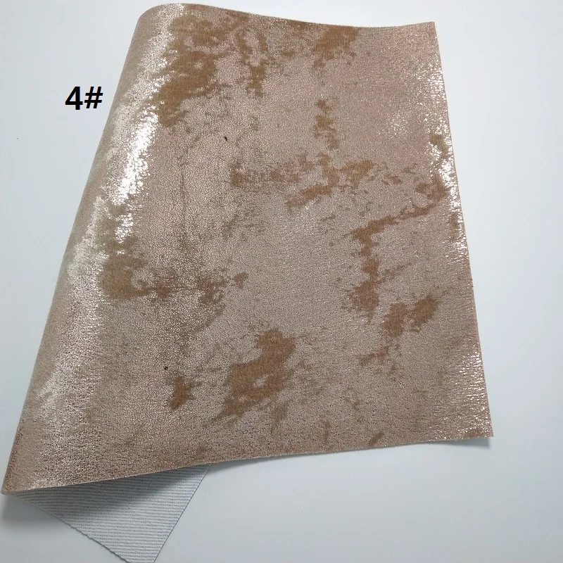 4 1 шт. 21X29 см металлическая бархатная ткань для изготовления бантов аксессуары LEOsyntheticoDIY T203A - Цвет: 4
