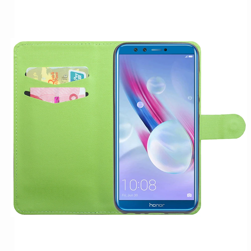 Смешанный Цвет кожаный чехол для huawei Honor 9 Lite откидная крышка телефон случаях
