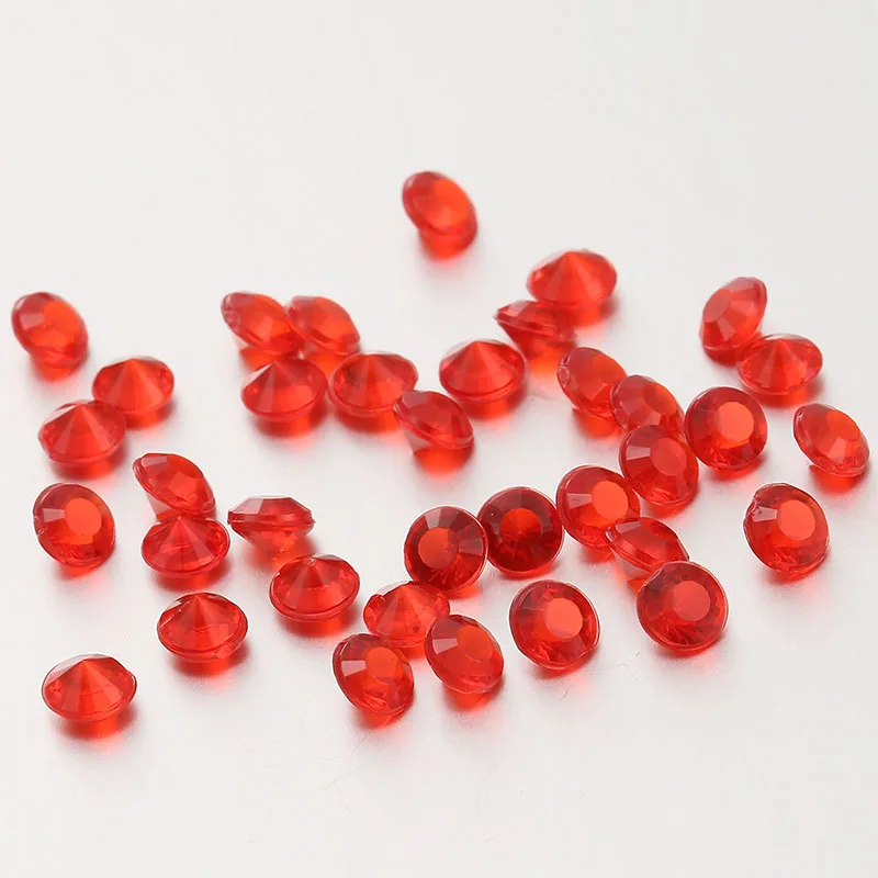 1000 шт 8 мм конусные круглые акриловые стразы кристалл конфетти бусины для