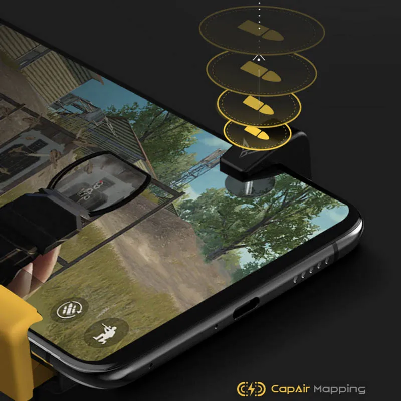 Flydigi Trigger 2 поколения кнопка для мобильных игр PUBG COD вспомогательный 6 пальцевый