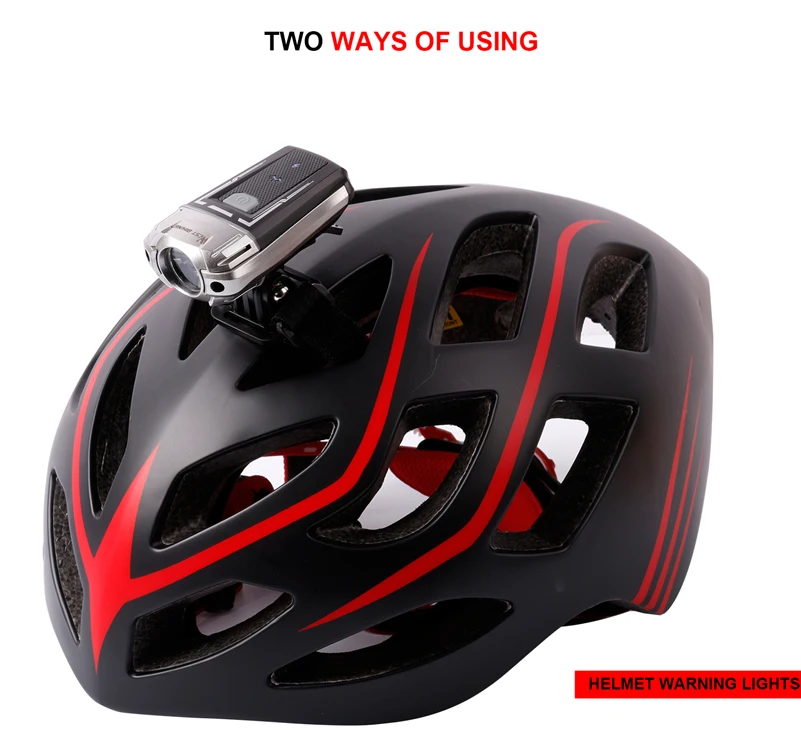 West biking велосипед свет руль велосипеда безопасности лампы факел Bicicleta USB перезаряжаемые фары для безопасный велосипедный шлем огни
