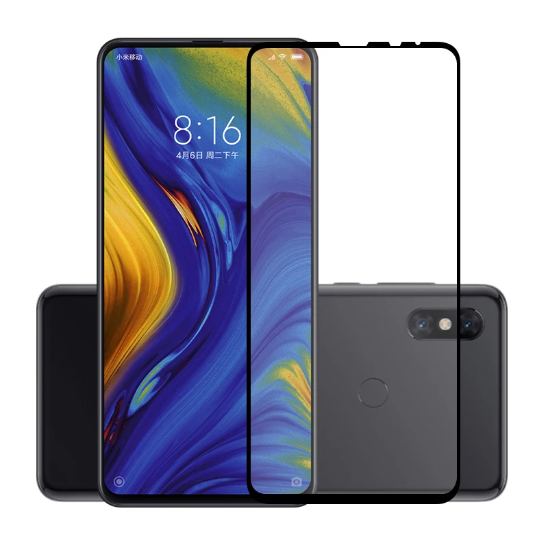 

2.5D 9H высококачественное закаленное стекло для Xiaomi Mi Mix 3 Полное покрытие защита экрана Защитные пленки для Xiaomi Mix 3