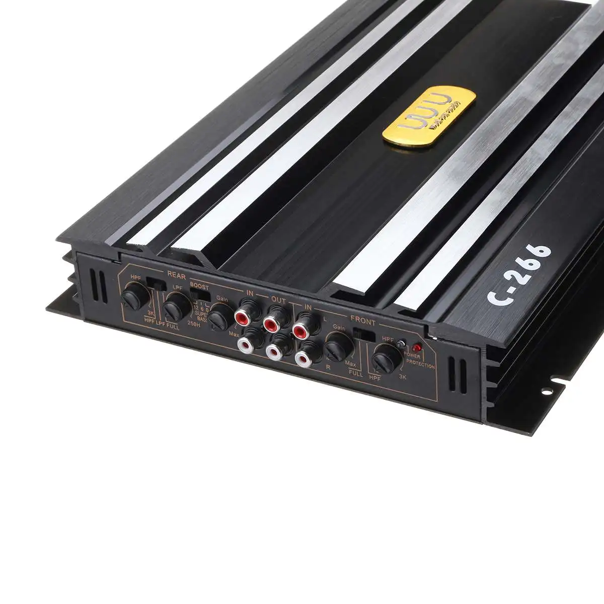 DC 12V 5800 ватт 4 х канальный автомобильный усилитель аудио стерео бас Динамик