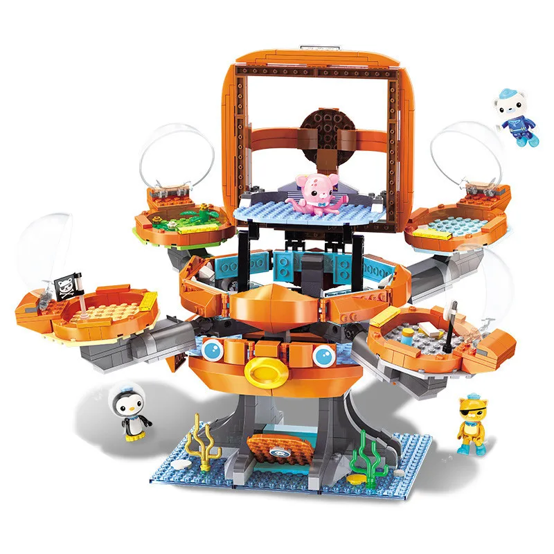 Крупный самолет аэробас создатель идеи город осьминога октопод Octonauts доктор