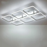 square surface mounted modern led ceiling lights for living room bedroom ceiling lamp fixture indoor home decorative