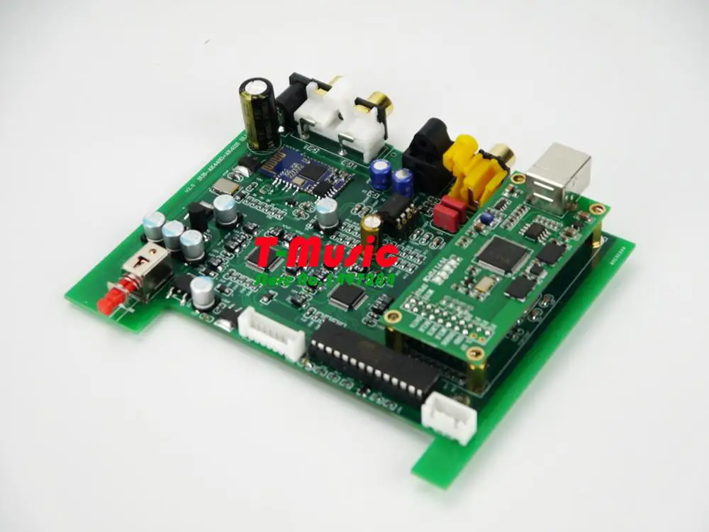 Двойной AK4493 + Bluetooth 5 0 Amanero USB DAC декодер плата поддержка коаксиальный/оптический/USB