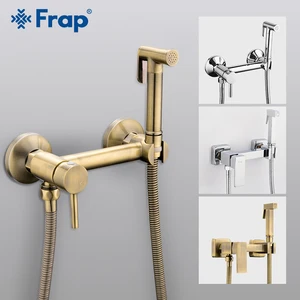 Распылитель для душа FRAP Bidets, гигиенический распылитель для душа, смеситель для горячей и холодной очистки, спрей для унитаза, мусульманский смеситель для душа и биде