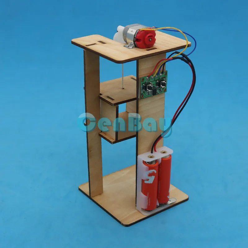 DIY Деревянные подъемные игрушки собранные модели подъемников наборы для