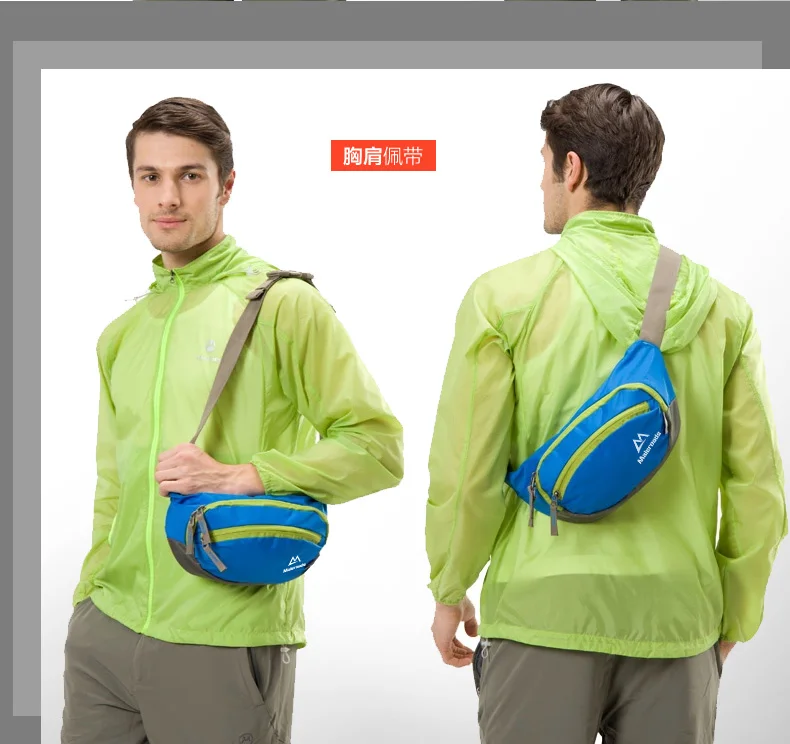 Поясная сумка тактическая Водонепроницаемая бананка на бедра для пеших прогулок