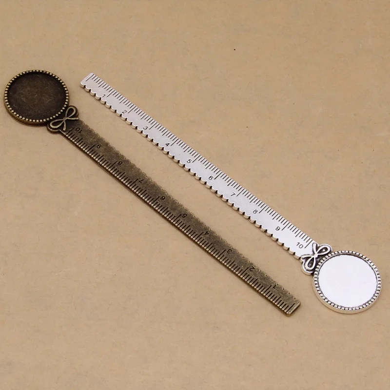 24 шт изысканное творчество Ретро бант мультфильм Аль Закладка-линейка диаметр 20