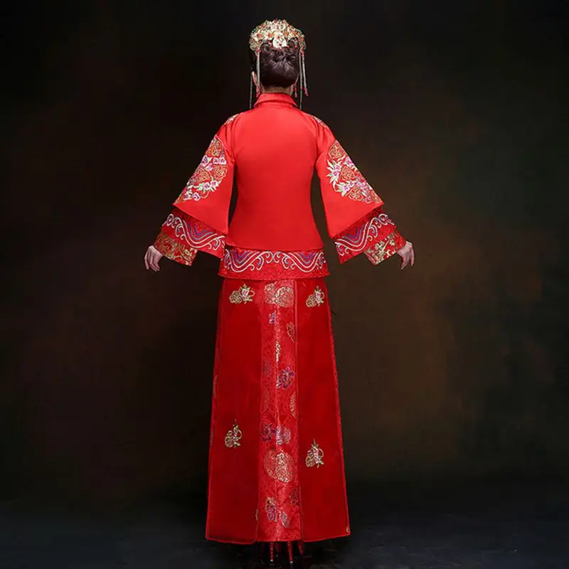 Китайский женский стиль Qipao Восточное искусственное атласное платье-Ципао с