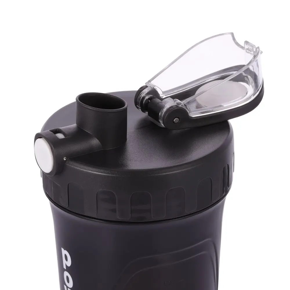 BAISPO 650ml Протеин шейкер Спортивная бутылка для воды Творческий протеин порошок коктейль бутылка для смешивания спортивные Фитнес