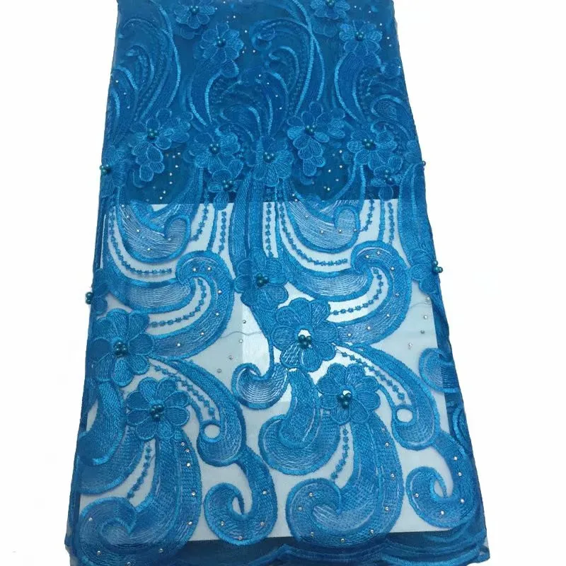 Нигерийские бусины Сетка кружево ткань красные камни гипюр вышитые кружева