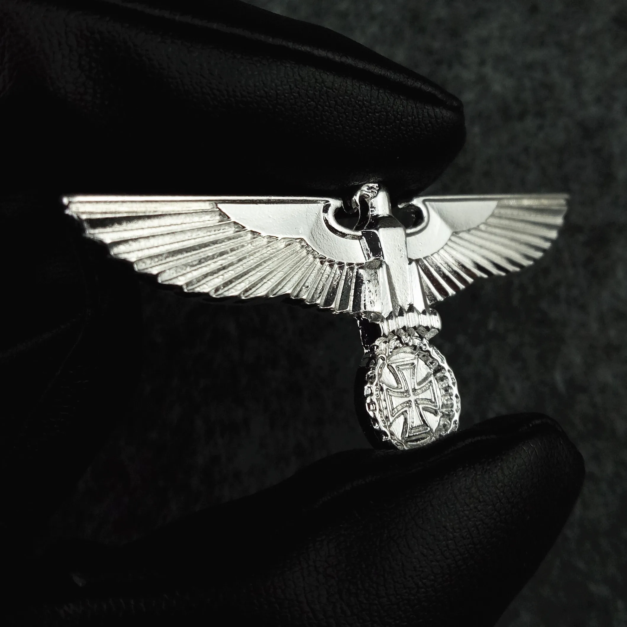 Тартадеко Германия серебряная медаль с орлом военные Броши булавкой военный
