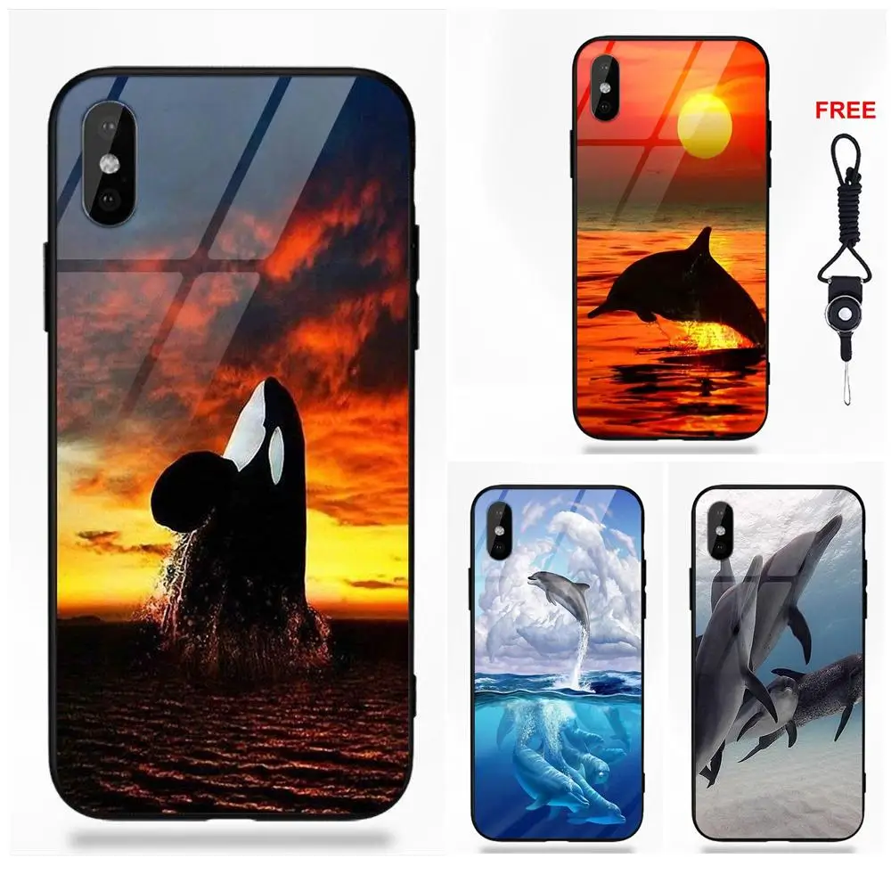 Мягкие TPU оправа закаленное стекло чехол для телефона Apple iPhone 5 5C 5S SE 6 S 7 8 Plus X XS Max XR