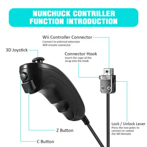 2 в 1 движения плюс пульт дистанционного управления + Nunchuck Лер для Nintendo Wii