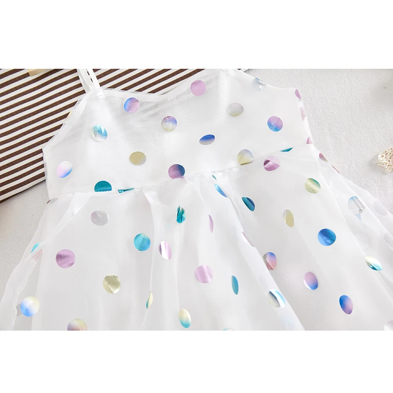 Платья для девочек Новинка 2020 года Летняя детская одежда Красивое Пышное Платье