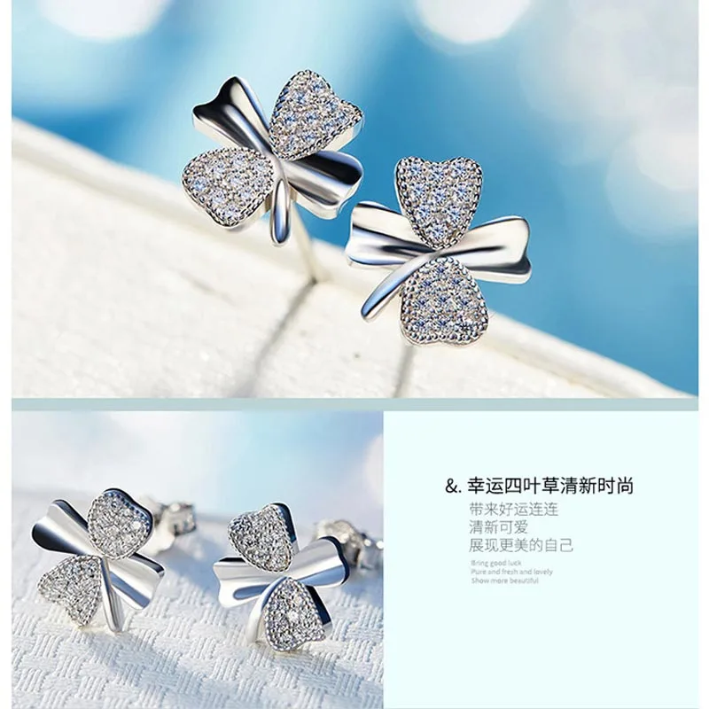 Серьги гвоздики из серебра 925 пробы с изображением красных деревьев|stud earrings|earrings