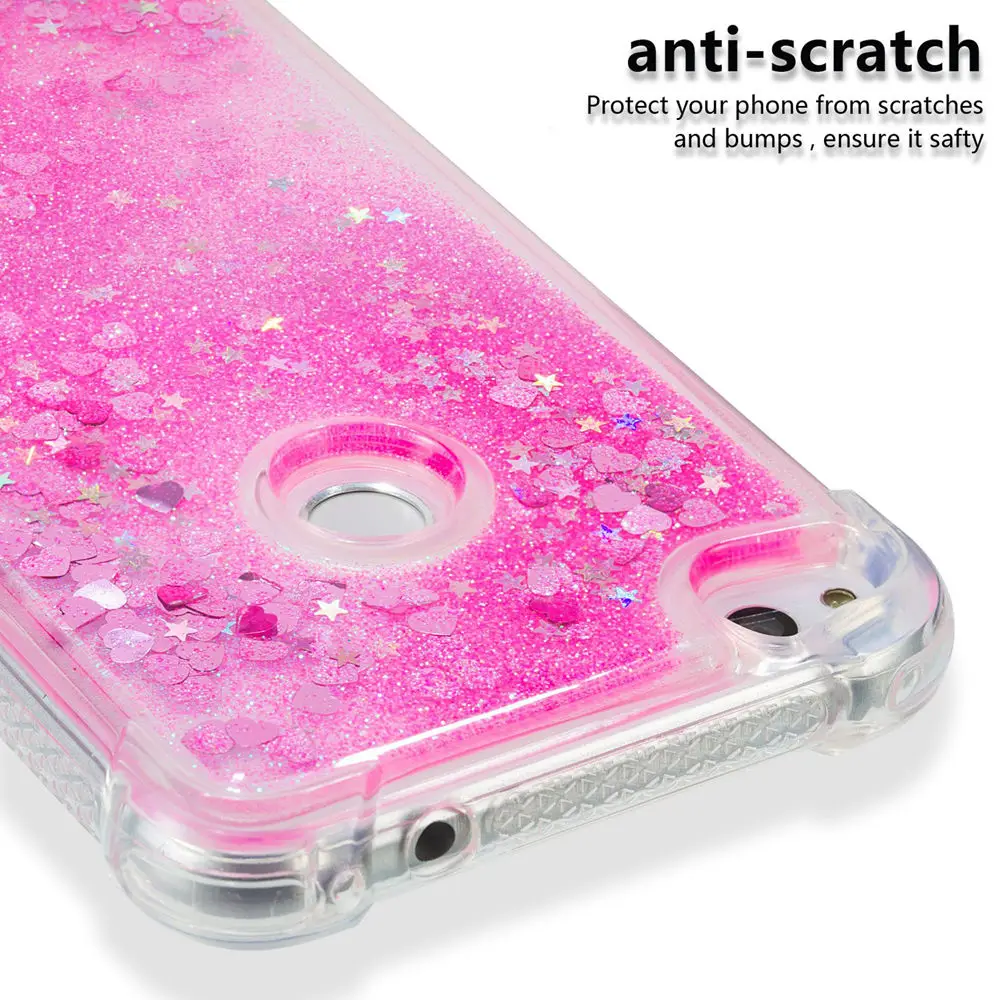 Glitter Stars Cover for Huawei Honor 8 Lite PRA LX1 LA1 PRA-LA1 PRA-LX1 PRA-TL10 Honor8 Liquid Quicksand Soft TPU Back Case |