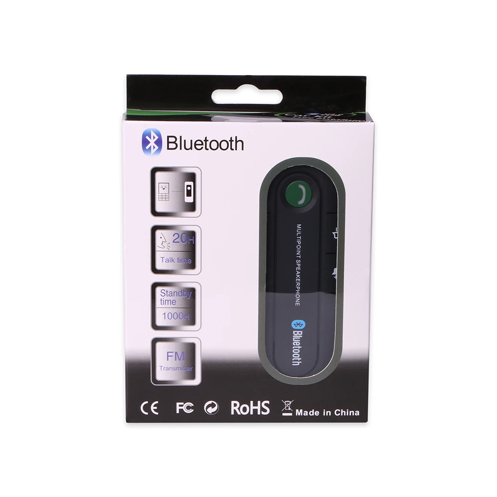 2016 Беспроводной Громкой Связи Car Bluetooth 4.1 + EDR Kit MT03 Динамик Клип для iPhone Android