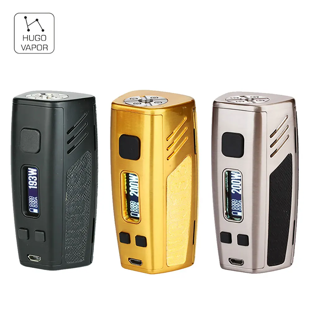 Оригинальный бокс мод Hugo Vapor HUGO133 мощностью 200 Вт с максимальной выходной и 1 3