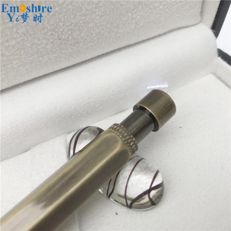 Новые поступления лучшая шариковая ручка в ретро-стиле с бронзовым покрытием под